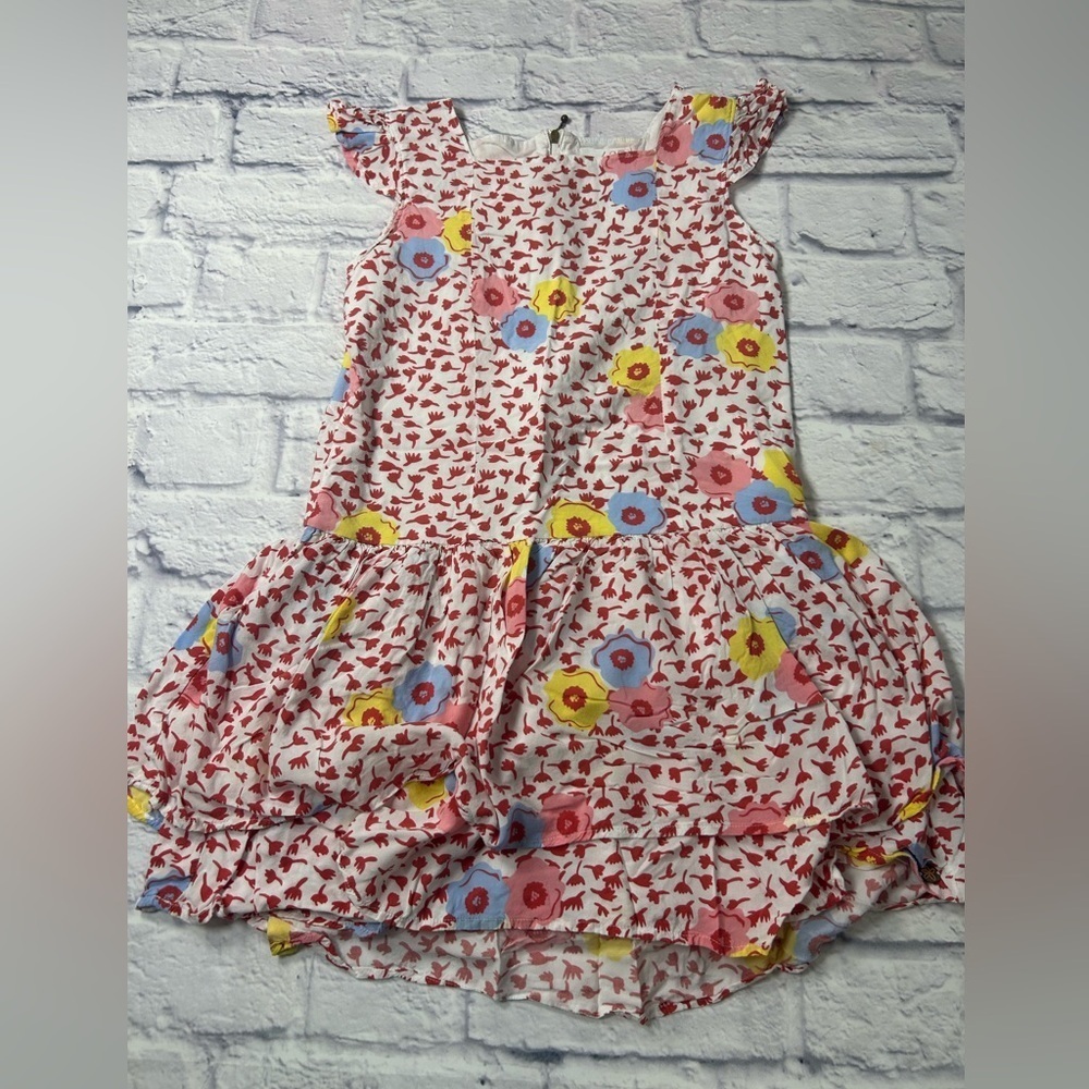 Vintage Matilda Jane 435 Pink and White Floral Cotton Dress. Size 10